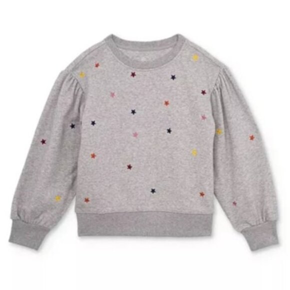 ag Adriano Goldschmied Girls' Leyla Embroidered Star Sweatshirt Great Cond - L - Picture 1 of 6